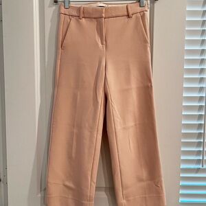 J. Crew Pink Wide Leg Pants High Waisted